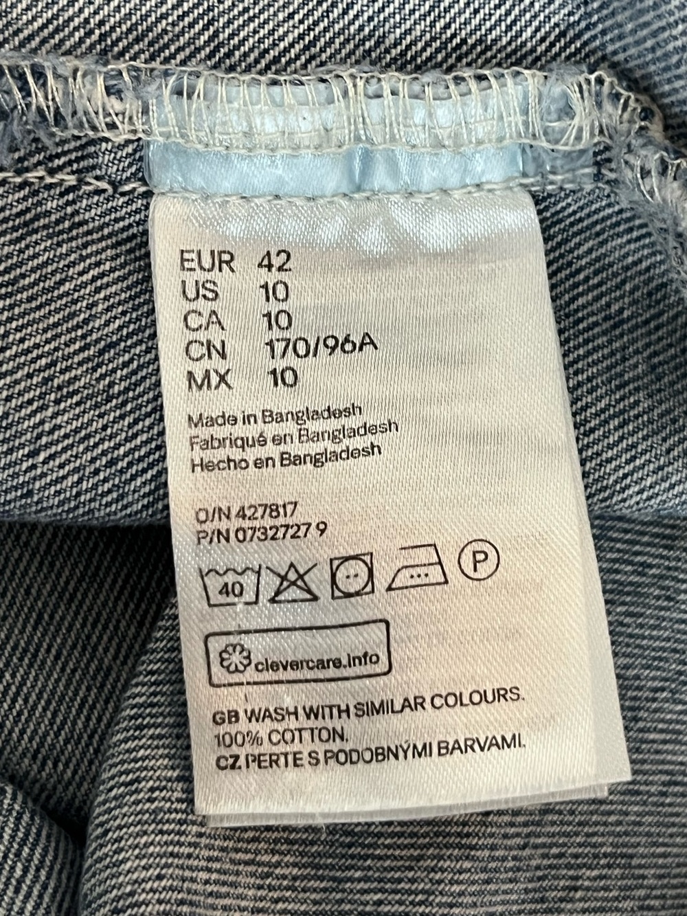 & Denim Women's Denim Overall Dress w/Pockets Size 10 - Picture 7 of 8